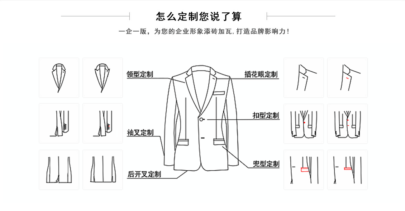 西服设计款式图-怎么定制你说了算